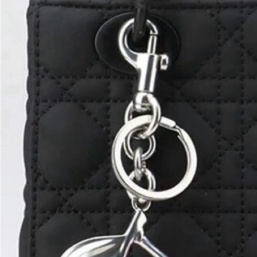 Blue Cherry Silver Keychain - Picture 3 of 6